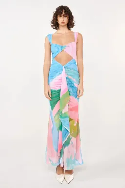 She is OLLA Imogen Mesh Dress Gaia Size 8 for rent on The Volte - image 1