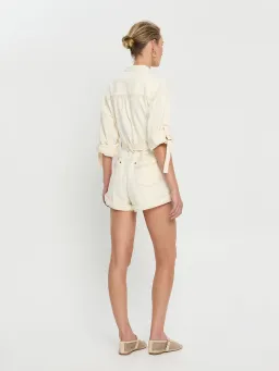 Kivari Elena Playsuit Cream Size 10 for rent on The Volte - image 3