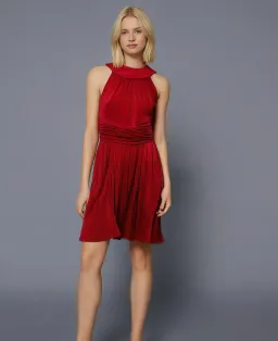 Alex Perry Mini Dress Tulle Infinity Romantic Red Size 10  for rent on The Volte - image 1