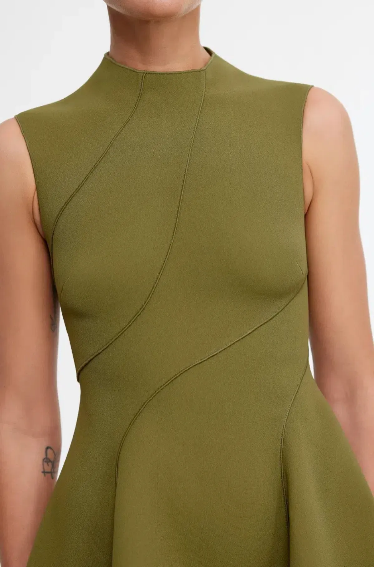 Acler ROWE MINI DRESS Size 6 - Image 3