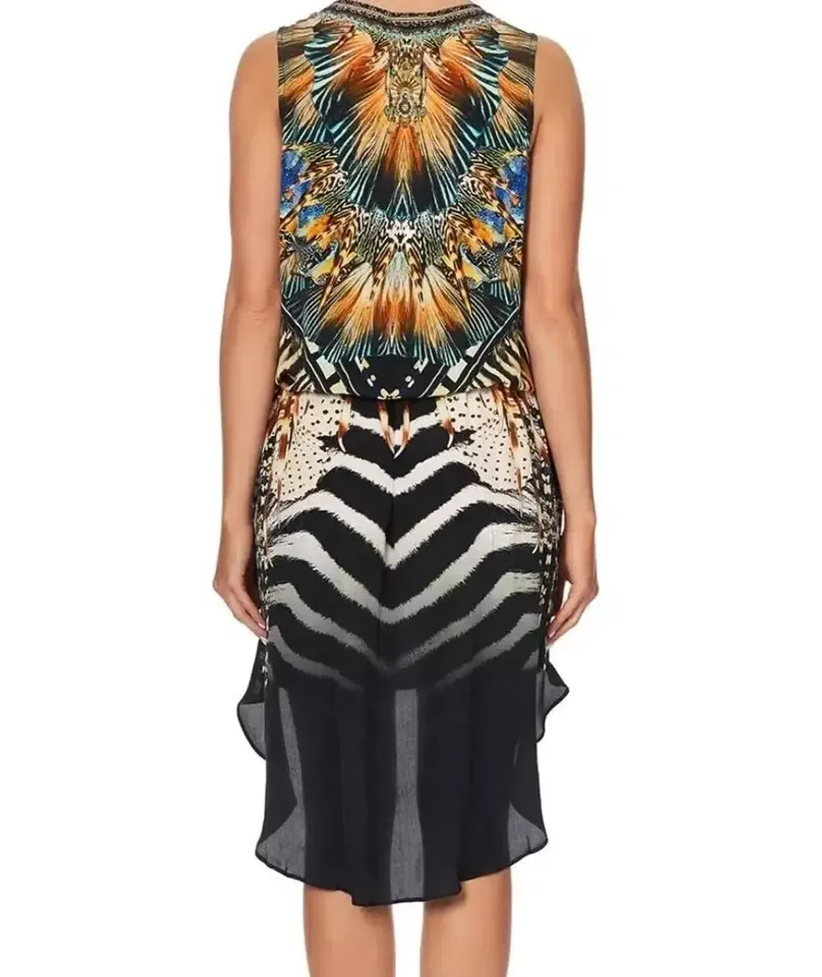 Camilla Cross Over Dress With Long Back Lost Paradise Size XS/Au 8  - Image 5