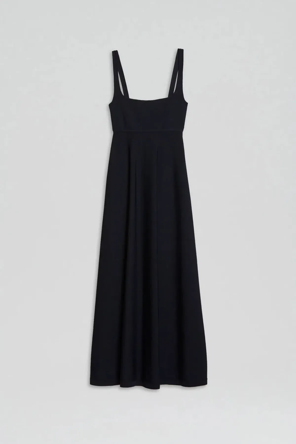 Scanlan Theodore Crepe Knit Square Neck Dress Navy Size XS/Au 8 - Image 4