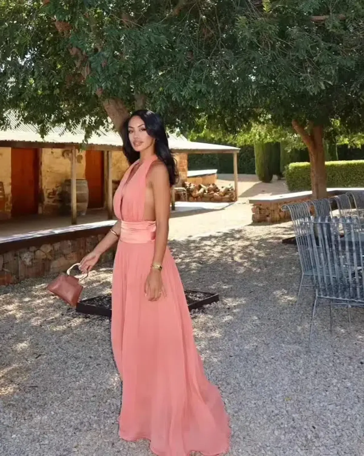 Arcina Ori Serena Dress Coral Size S / AU 8 - Image 5