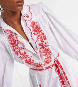 Alemais Hearts Embroidered Dress White Size 8  for rent on The Volte - image 5