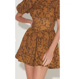 Hansen & Gretel Harmony Dress Cocoa Leaf Size S / AU 8 for rent on The Volte - image 4
