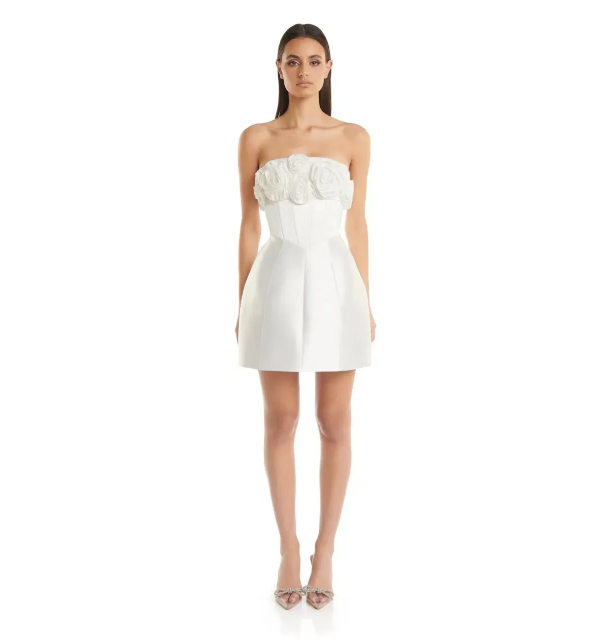 Eliya The Label Tehanni Dress in White Size AU 8 - Image 1