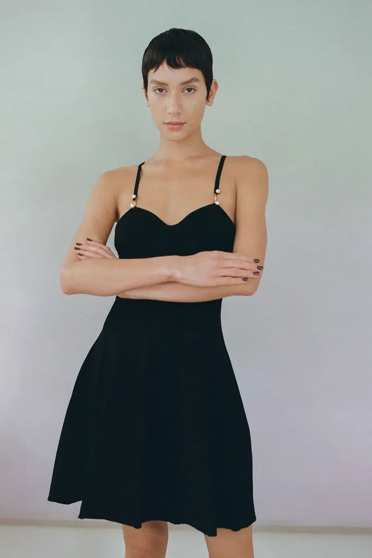 AJE Phaedra Ottoman Bustier Dress Black Size XS / AU 6 - Image 4