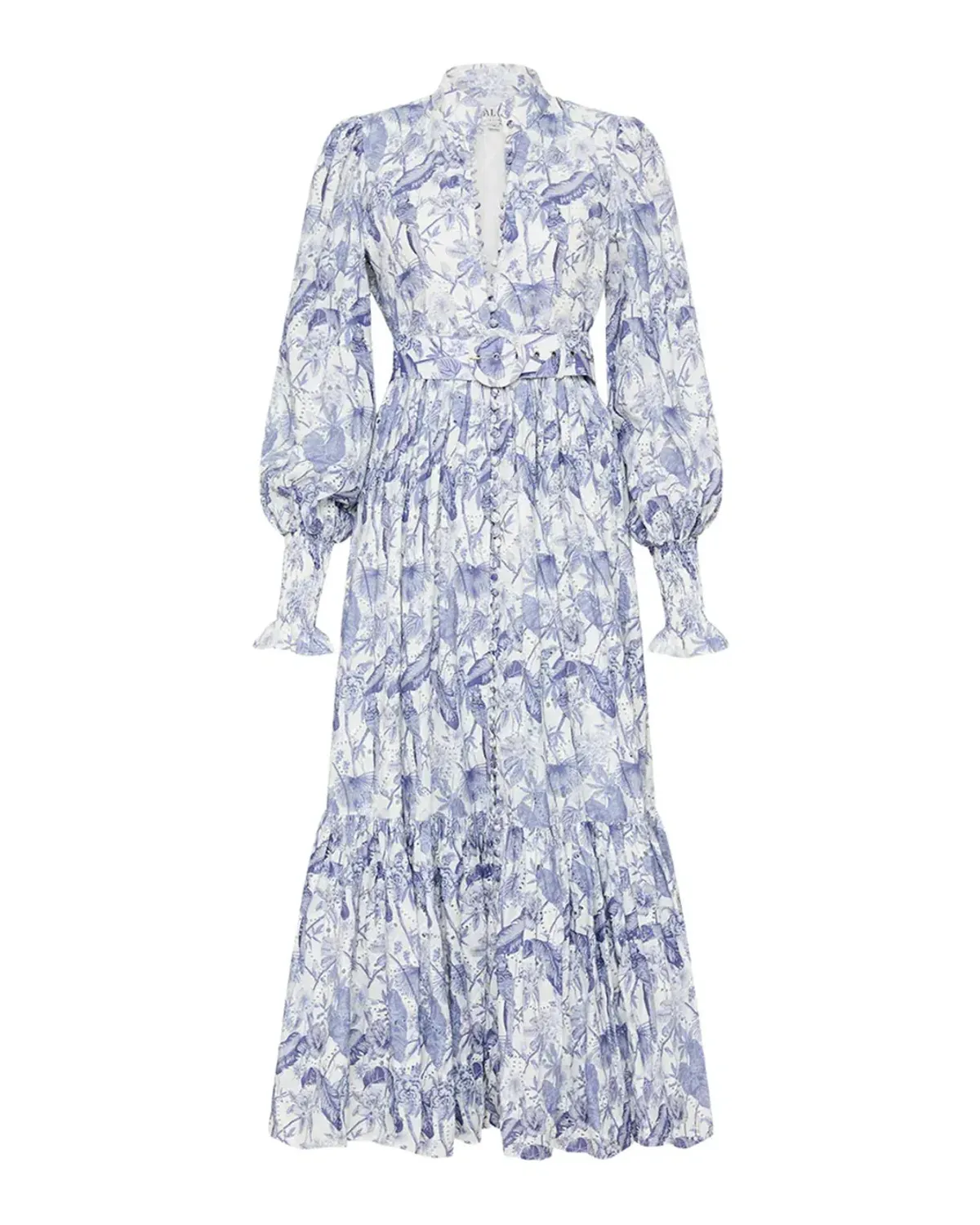 Palm Noosa Royal Flush Dress In Jungle Blue Size 10 - Image 4