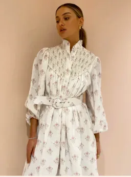 Palm Noosa Apollo Dress in Delicate Floral Size 10  for rent on The Volte - image 5