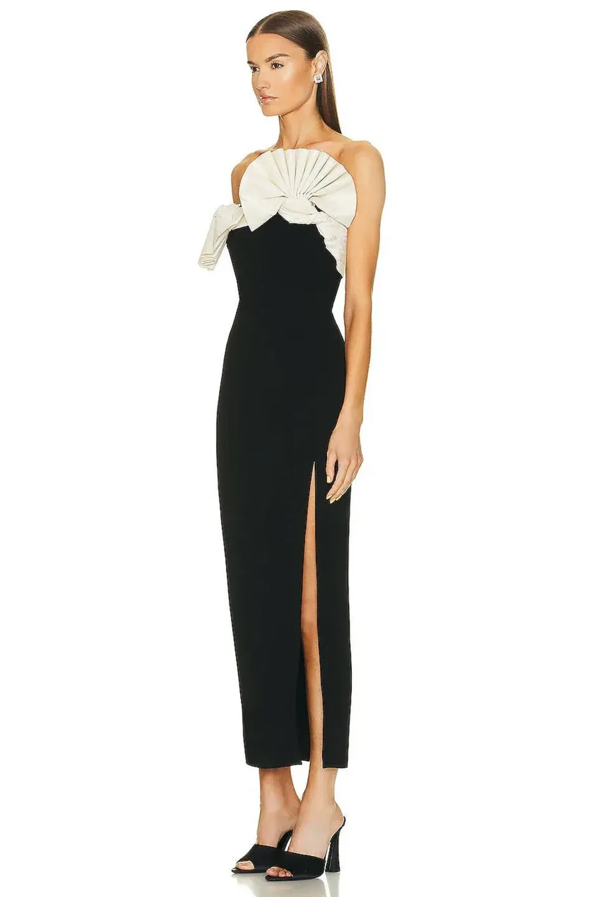 Rachel Gilbert Lavina Midi Dress Black Size 8/S - Image 2