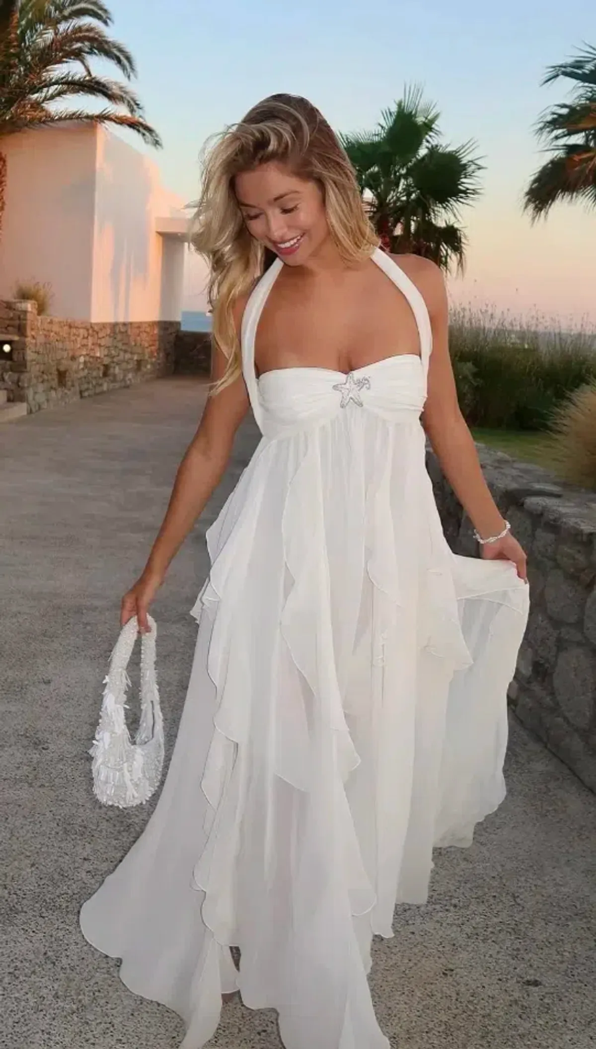 Nana Jacqueline Mariah Dress in White Size M / AU 10 - Image 5