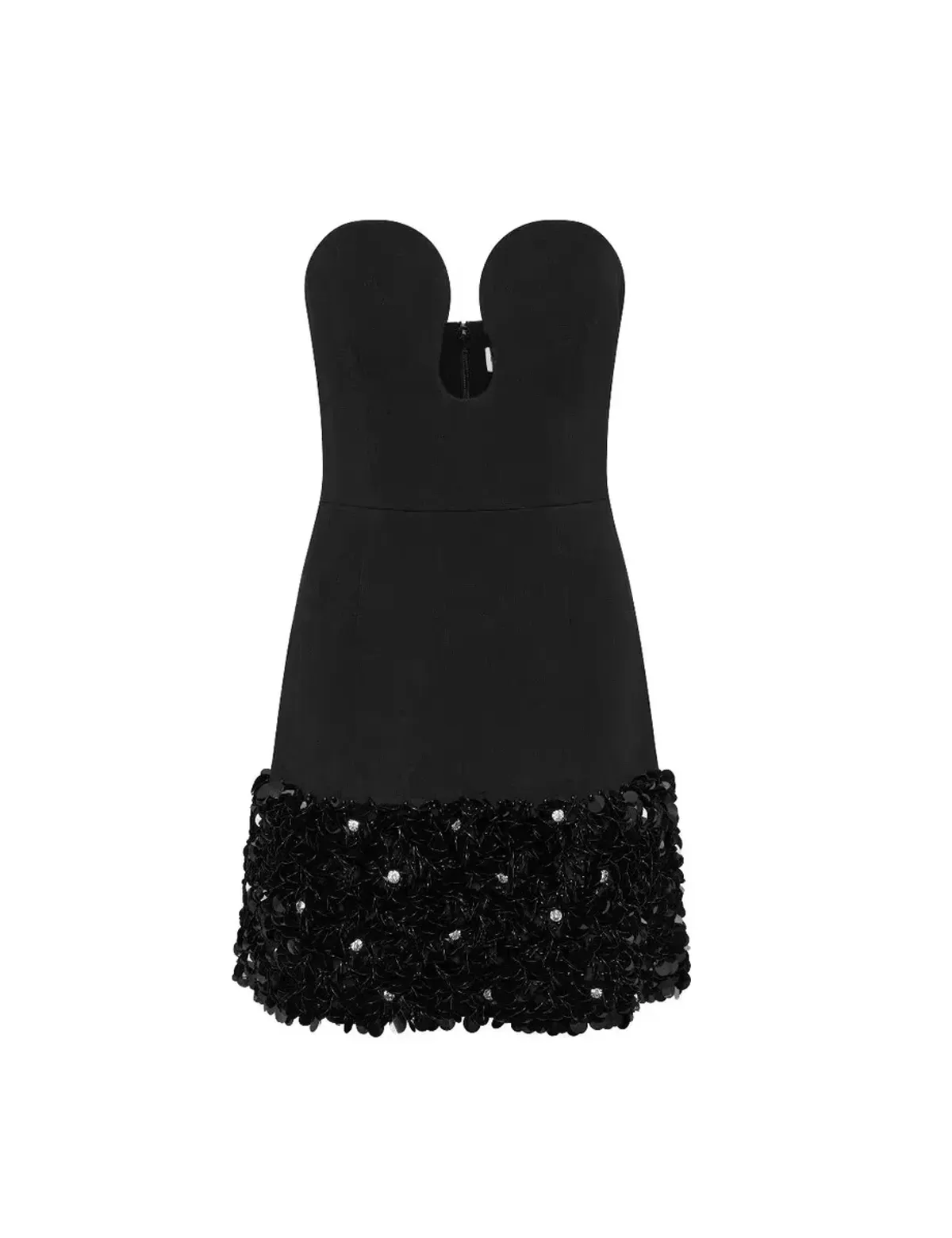 Rebecca Vallance Elaine Mini Dress Black Size 12 - Image 5