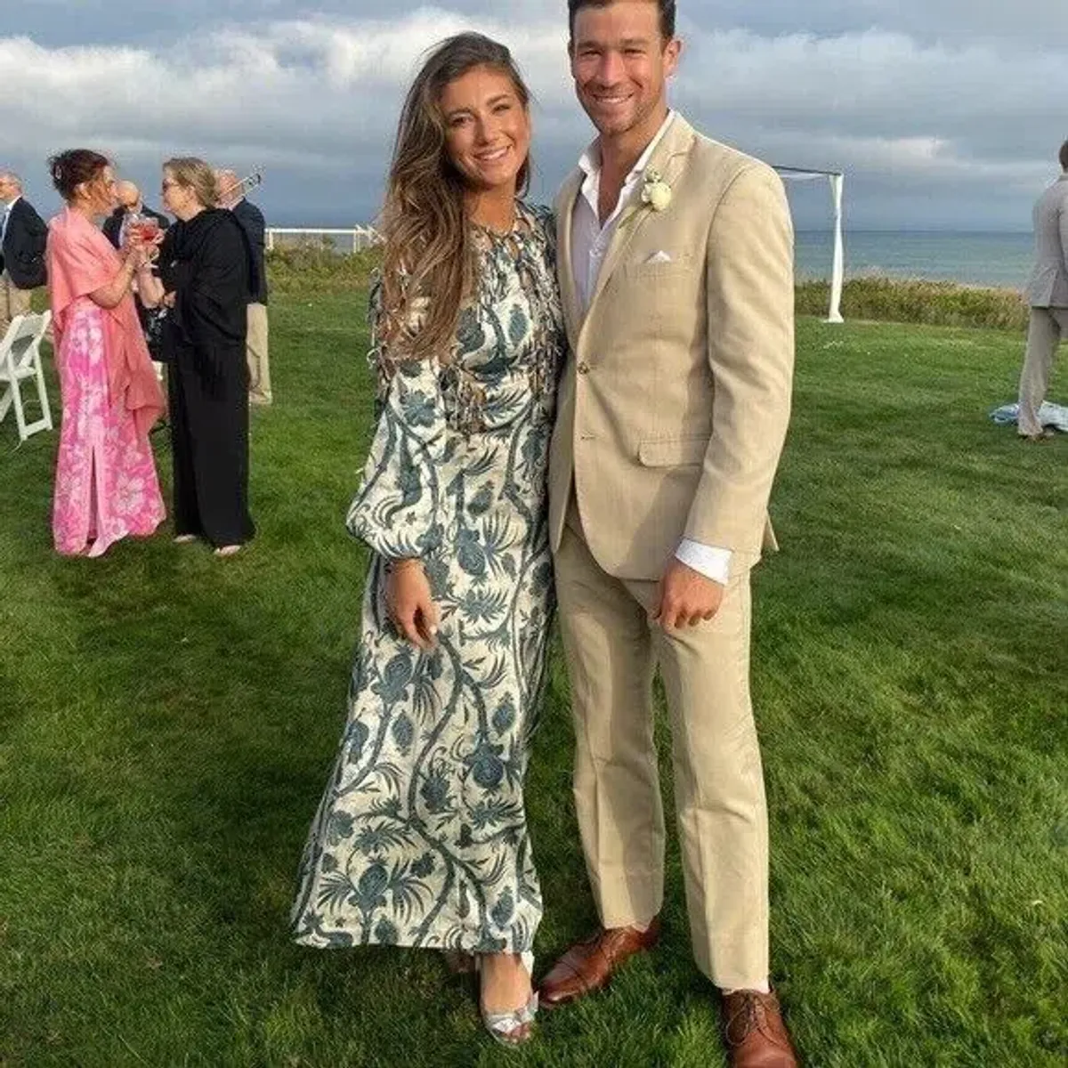 Zimmermann Adorn Tie Up Bird Chintz midi Dress Paisley Blue designer Size 1 / AU 10 / us 6 - Image 4