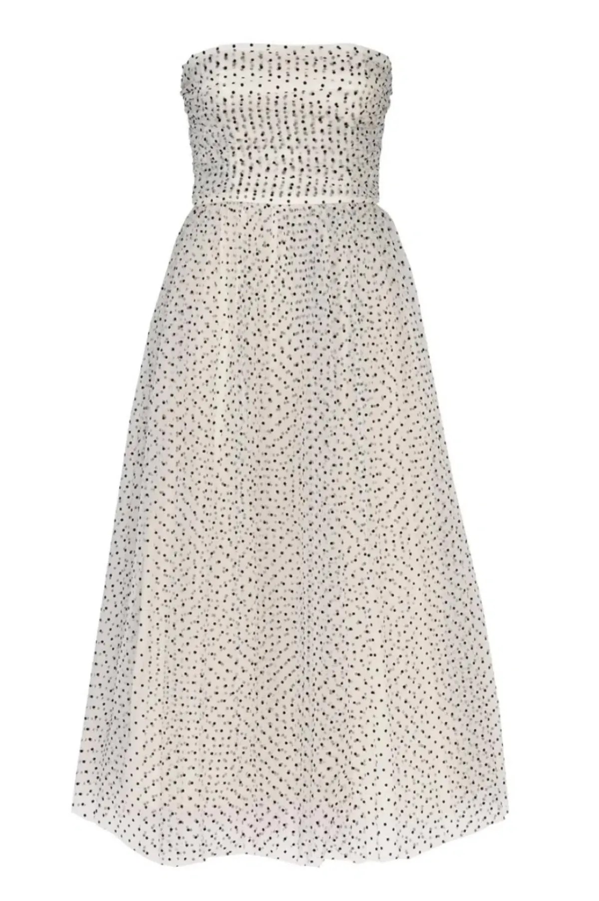 Zimmermann Tulle Midi Dress Cream/Black Dot Size 2 / AU 12 - Image 1