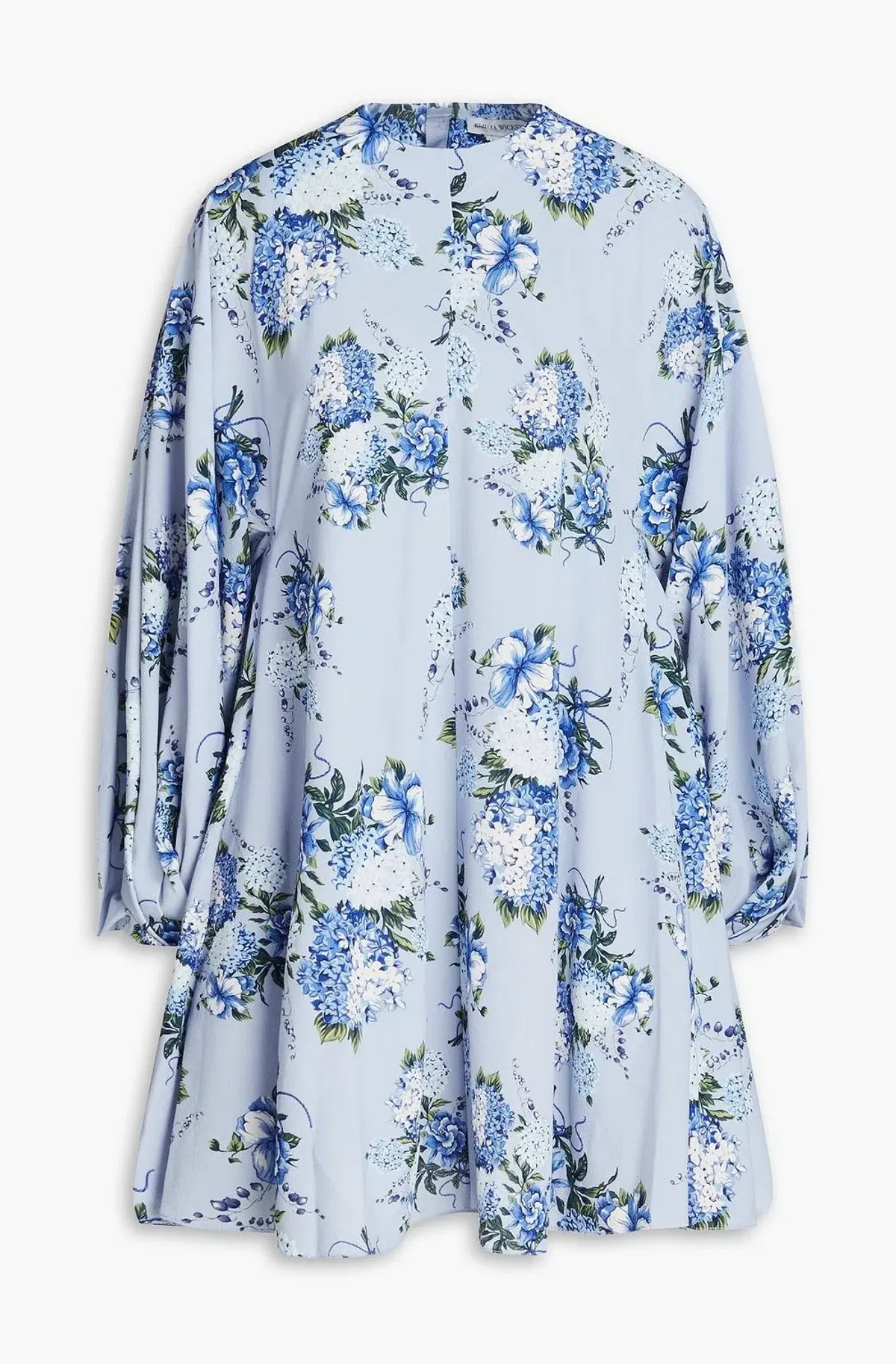 Emilia Wickstead Nova Wisteria Long Sleeve Mini Dress Floral Size AU 14 - Image 5