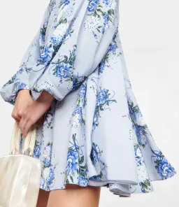 Emilia Wickstead Nova Wisteria Long Sleeve Mini Dress Floral Size AU 16 for rent on The Volte - image 2