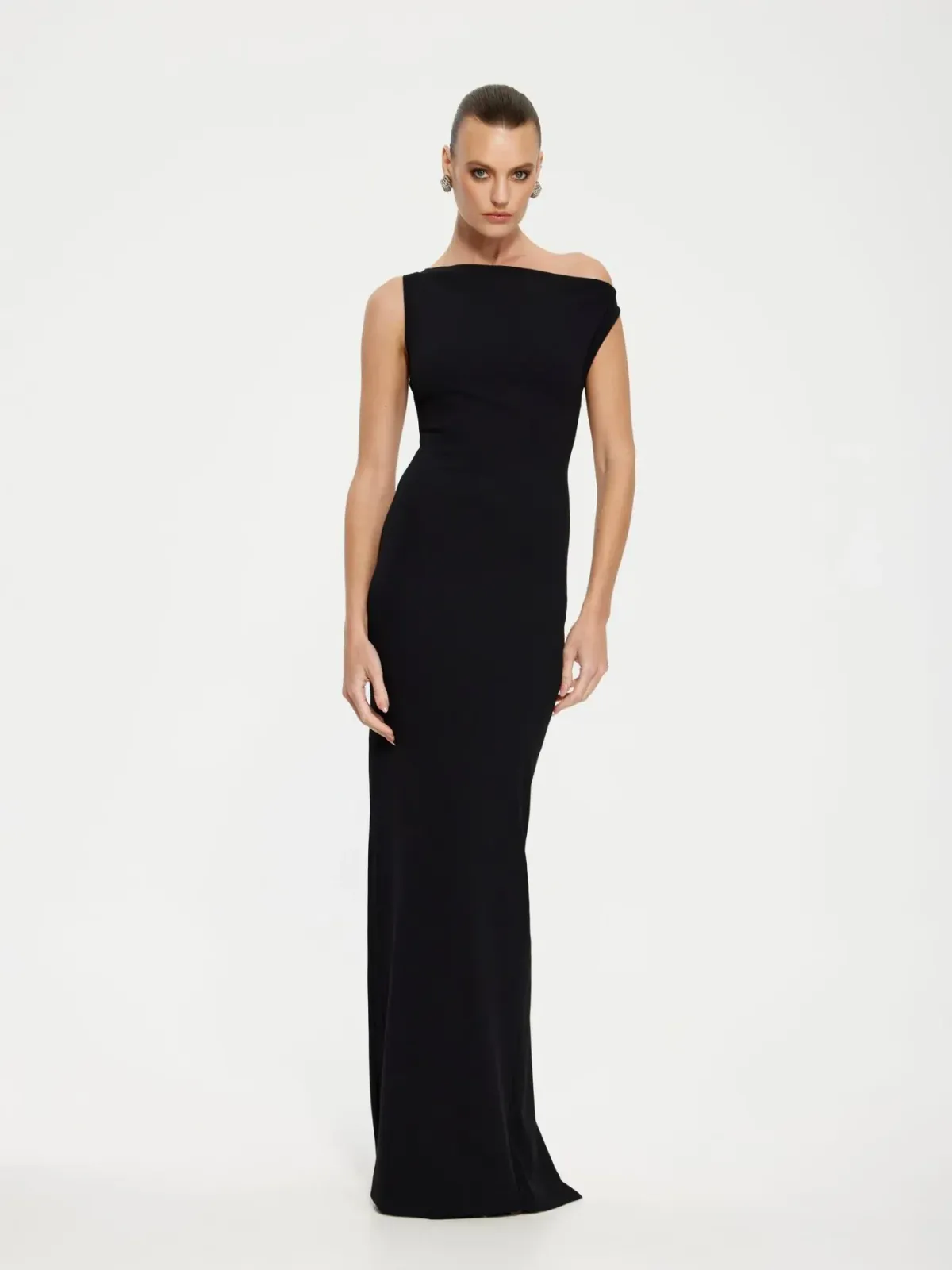 Effie Kats Inaya Gown Black Size 6 - Image 1