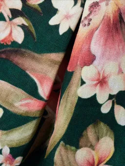 Zimmermann Lexi Tie Mini Dress Green Palm Size 2 / AU 12 for rent on The Volte - image 4