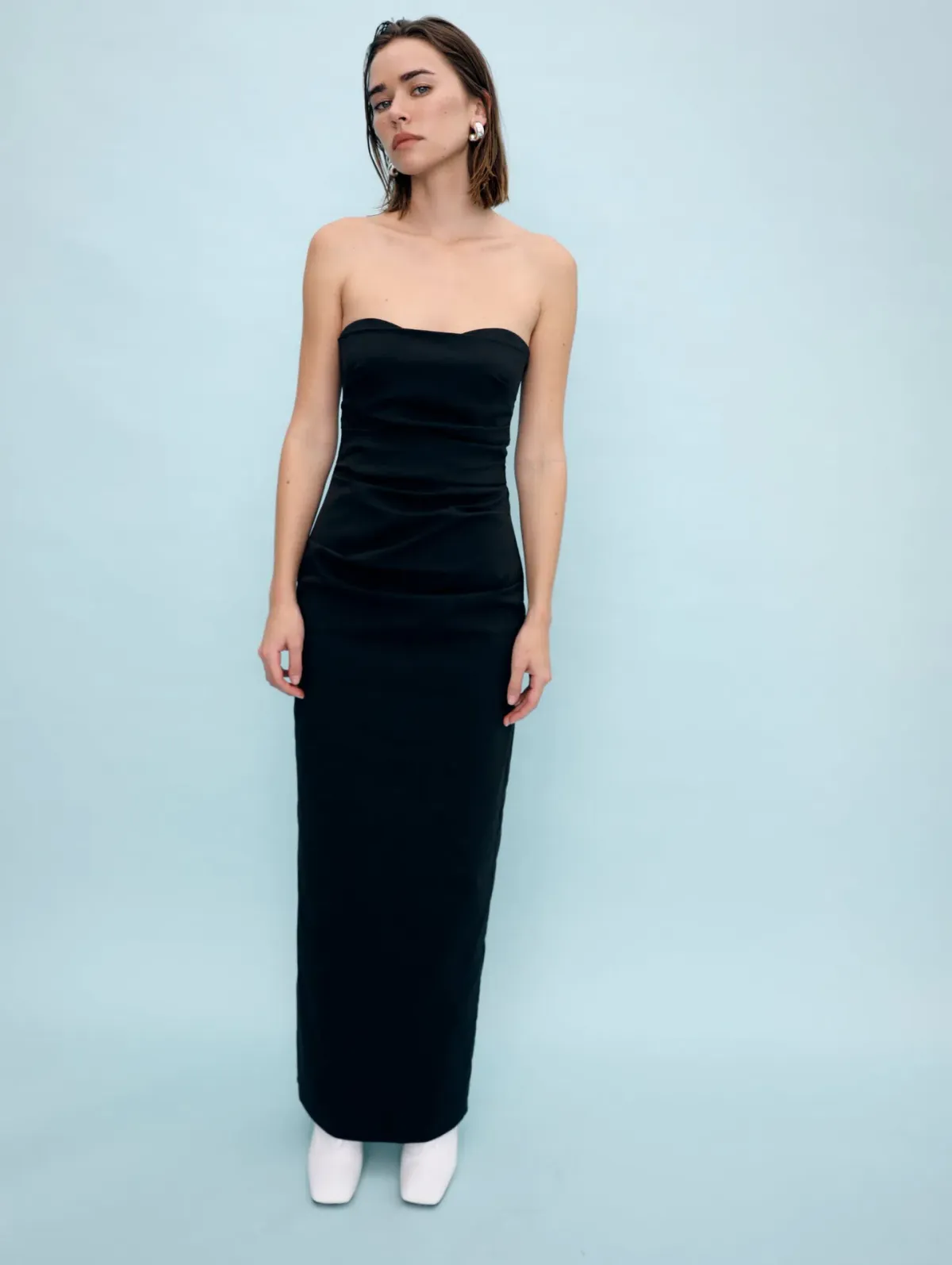 Sir The Label Alba Strapless Maxi Dress Gown in Black Size 0 / AU 6 / XS - Image 1