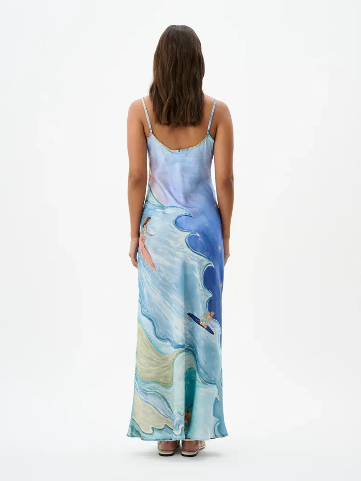 Roame Wessex Slip Dress in Apres Surf Size 12 - Image 3