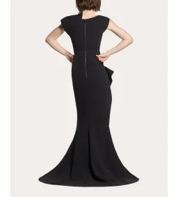 Maticevski Victoire Gown Black Size 14  for rent on The Volte - image 2