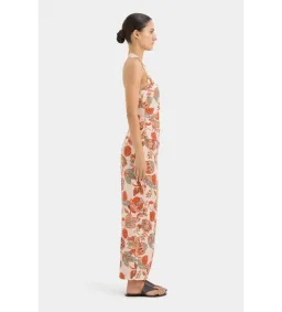 Sir the Label Noemi Halter Midi Dress Desert Wildflower Print Size 1 / AU 8 for rent on The Volte - image 3