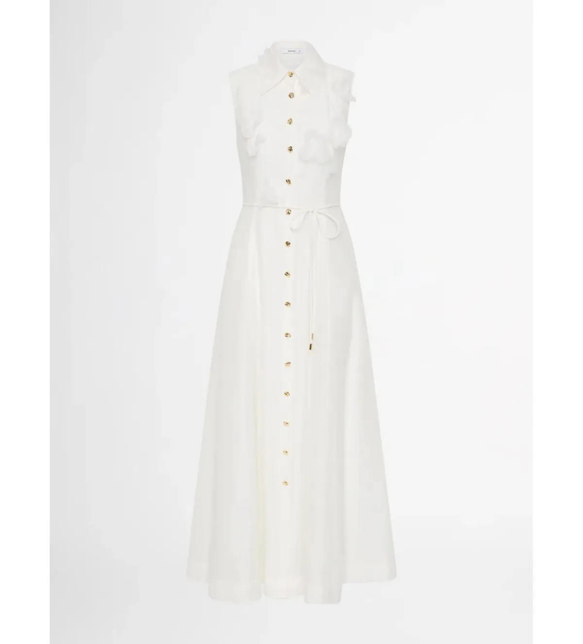 Sheike Rose Garden Maxi Dress White Size AU 10 - Image 4