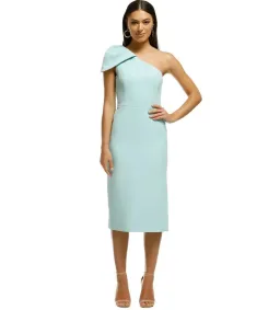 Rebecca Vallance Carline One Shoulder Dress Blue Size AU 8 for rent on The Volte - image 1