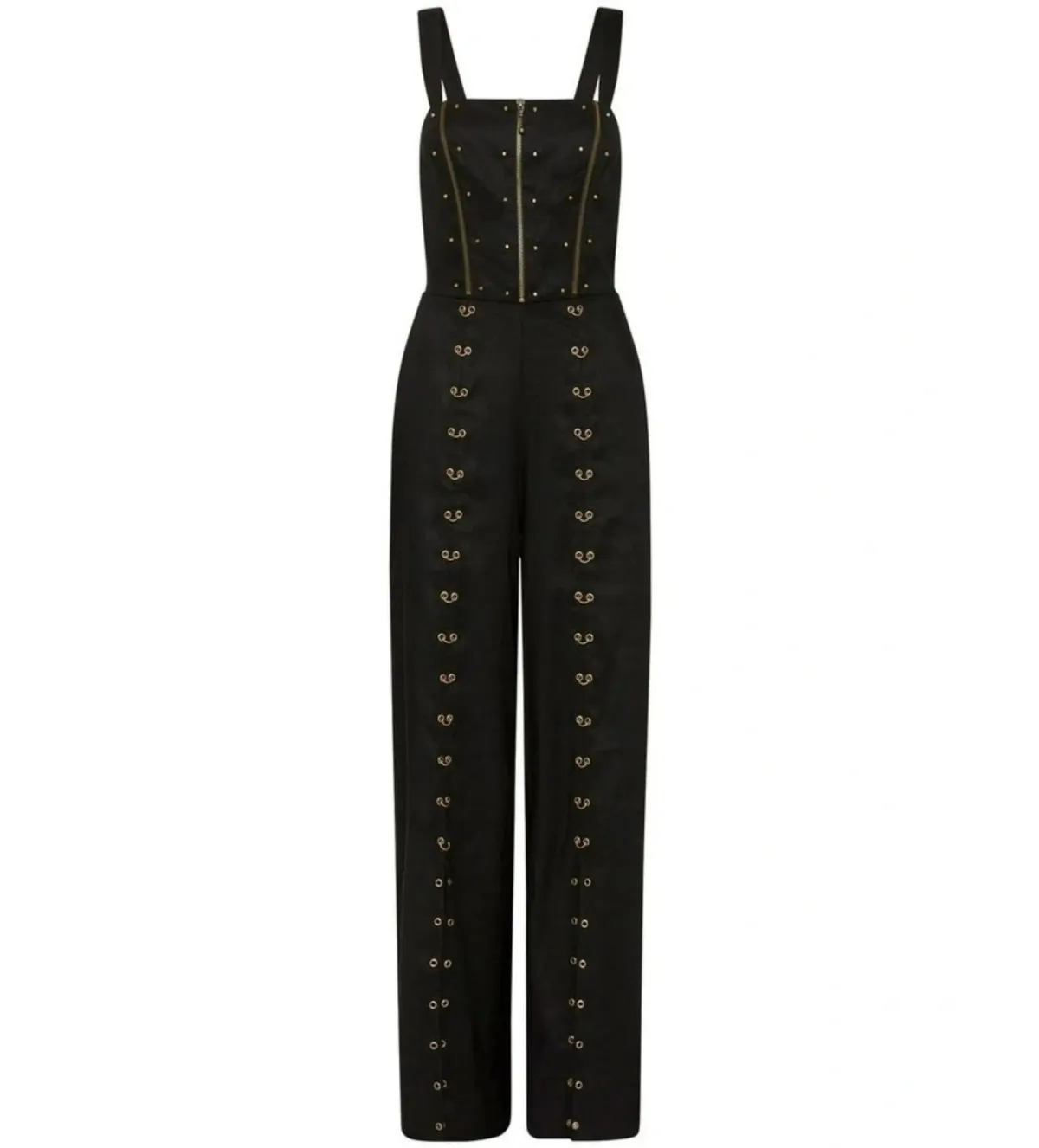 Sass & Bide Abstract After Dark Jumpsuit Black Size AU 10 - Image 4