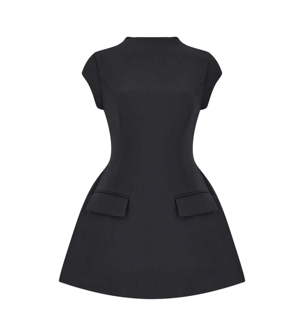 Odd Muse Ultimate Muse Cap Sleeve Mini Dress Black Size XS / AU 6 - Image 4