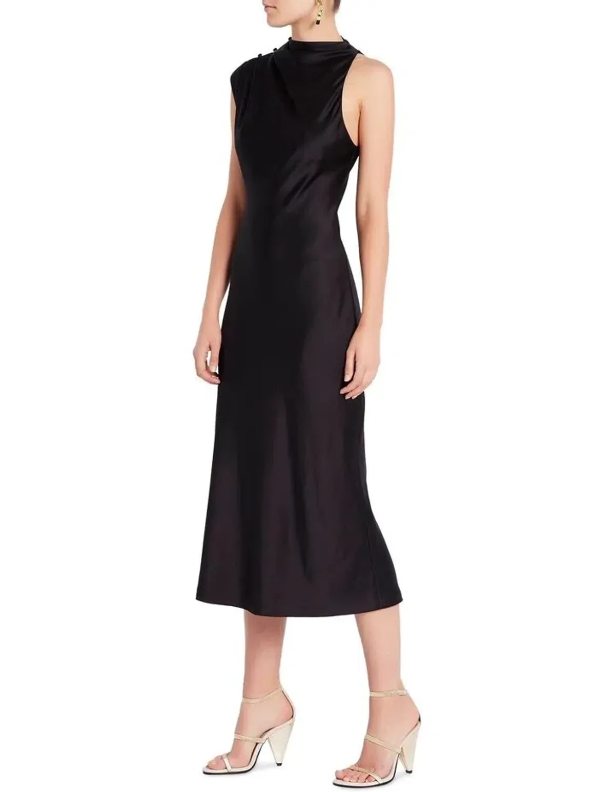 Sass & Bide Shot of Love Midi Dress Black Size 8 - Image 4