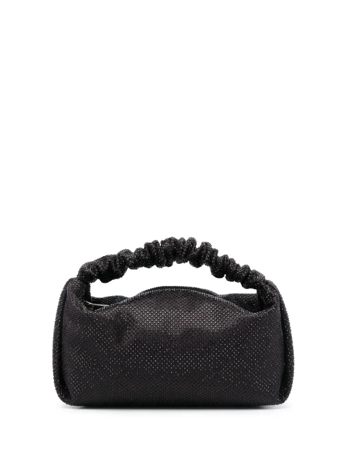Alexander Wang Scrunchie Bag Black with Glass Crystals - Image 1