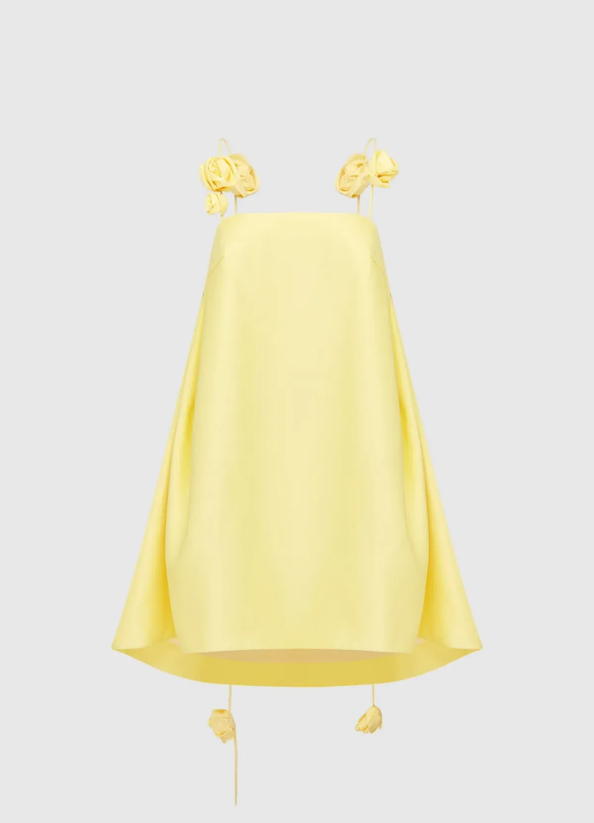 Leo Lin Fiona Rose Mini Dress Sorbet Yellow Size 12 - Image 5