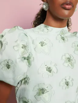 Sister Jane Dream Willow Floral Maxi Dress Sage Green Size S / AU 8 for rent on The Volte - image 5