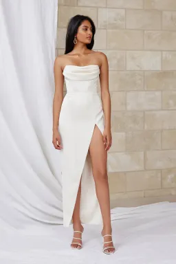 Lexi Juliana Dress White Size 6  for rent on The Volte - image 1