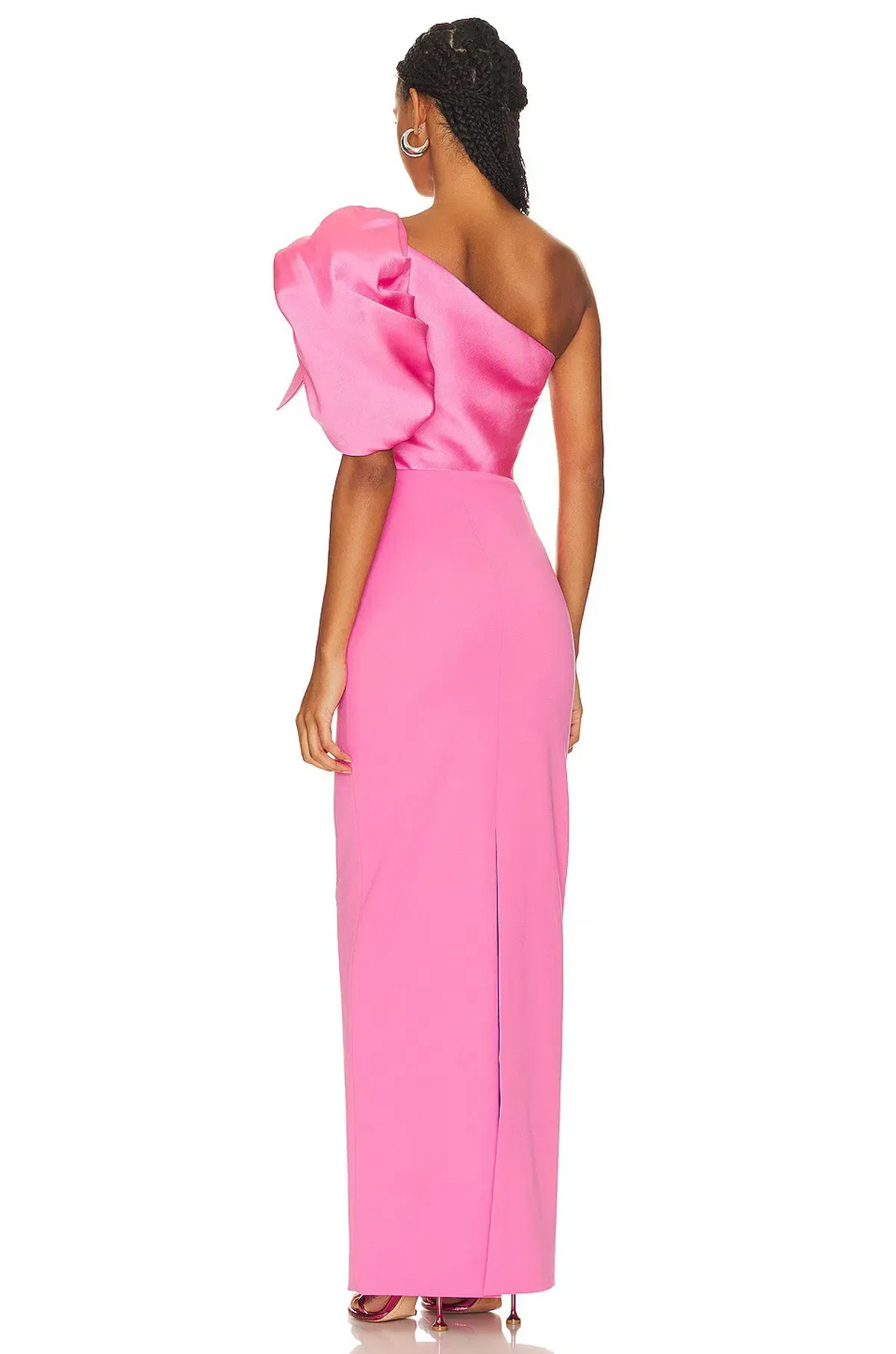 Solace London Iyana Maxi Dress Pink Size 8 - Image 2