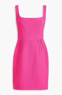 Emilia Wickstead Salma Mini Dress, Size AU 6, Hot Pink Cloqué for rent on The Volte - image 3