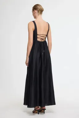 Acler Sandgate Midi Dress Black Size 8 for rent on The Volte - image 4