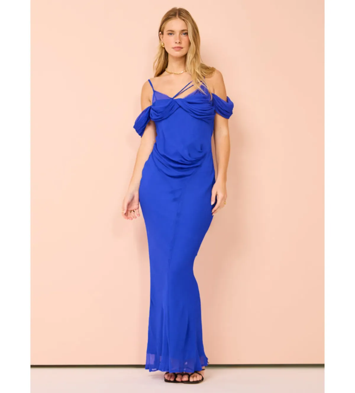 Rachel Gilbert Quinn Maxi Dress in Electric Size AU 12 - Image 1