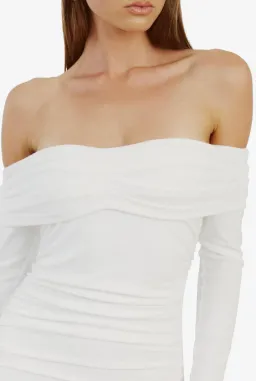 Bardot Arkie Knit Maxi Dress Ivory Size AU 8 for rent on The Volte - image 3