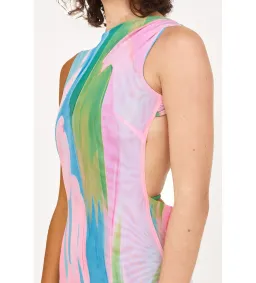 She is OLLÁ Luelle Midi Dress In Gaia Size Small / AU 8 for rent on The Volte - image 2