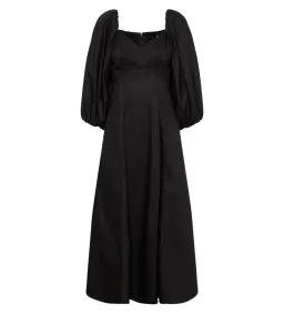 Aje Hester Corsetted Midi Dress Black Size AU 14 for rent on The Volte - image 5
