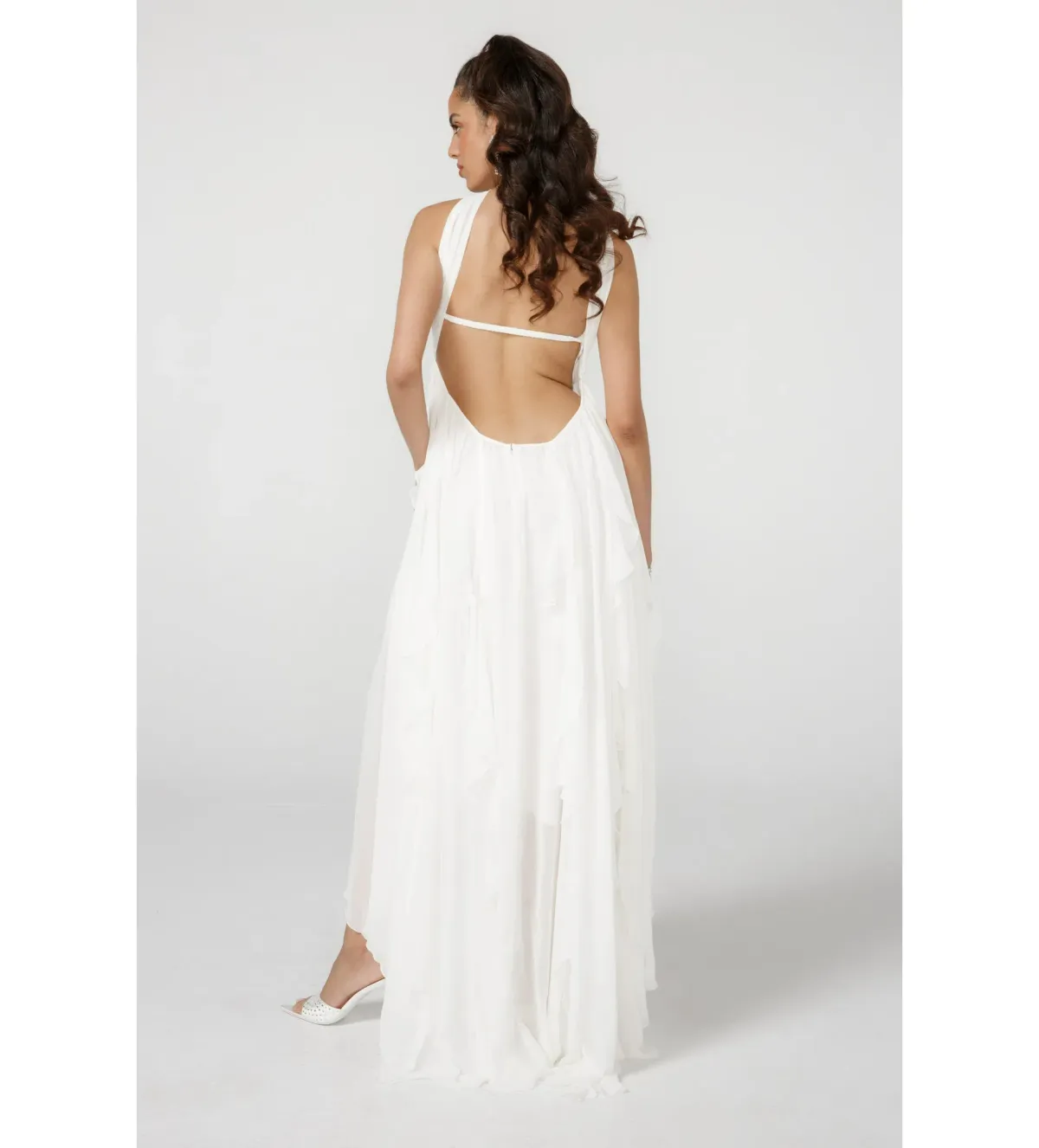 Nana Jacqueline Mariah Dress in White Size AU 8 - Image 3