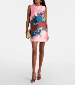 Alémais Azalea Floral Mini Dress Pink Floral Size AU 16 for rent on The Volte - image 1