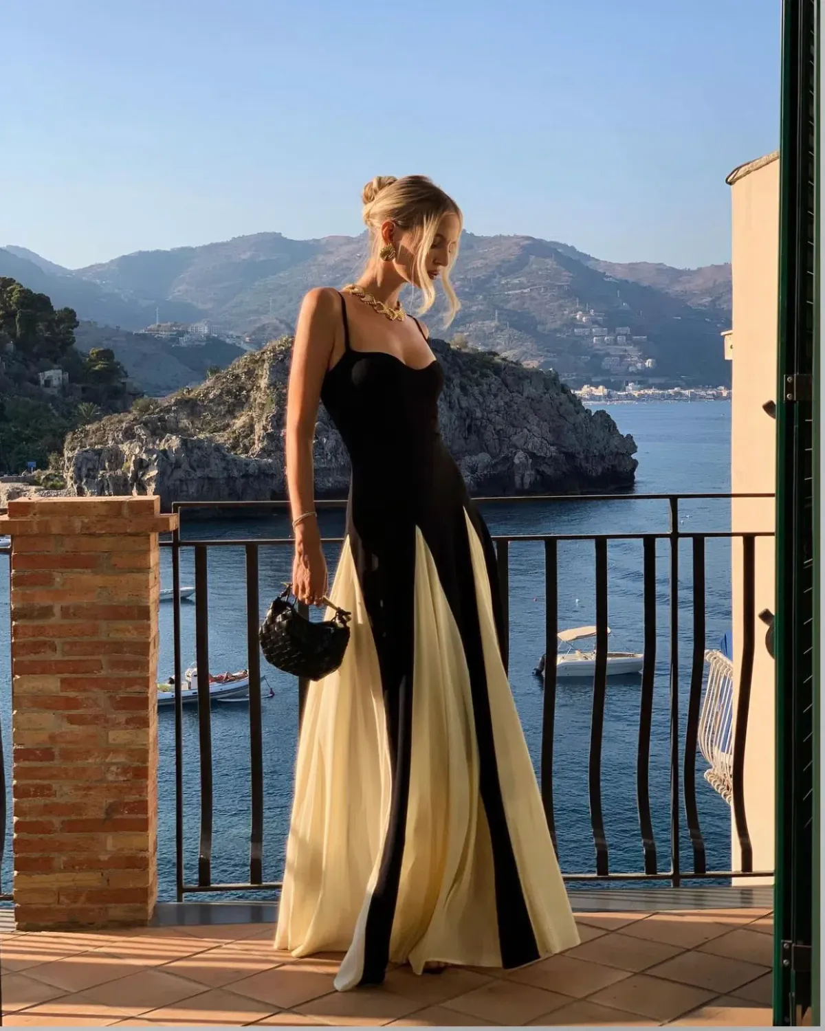 Arcina Ori Paloma Dress Black/White Size AU 10 - Image 1