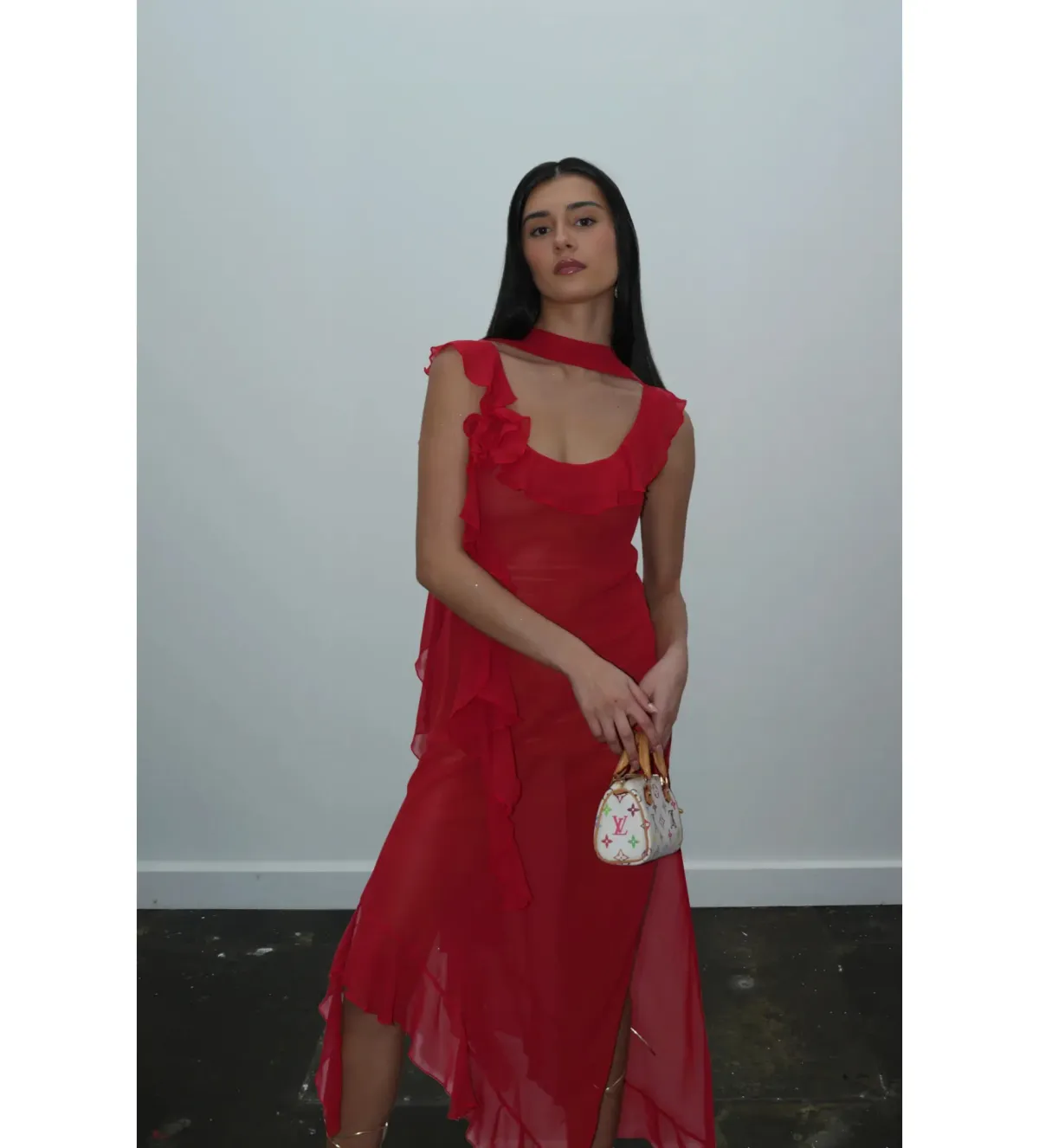 Dzo Luna Dress in Red Size S / AU 8 - Image 3