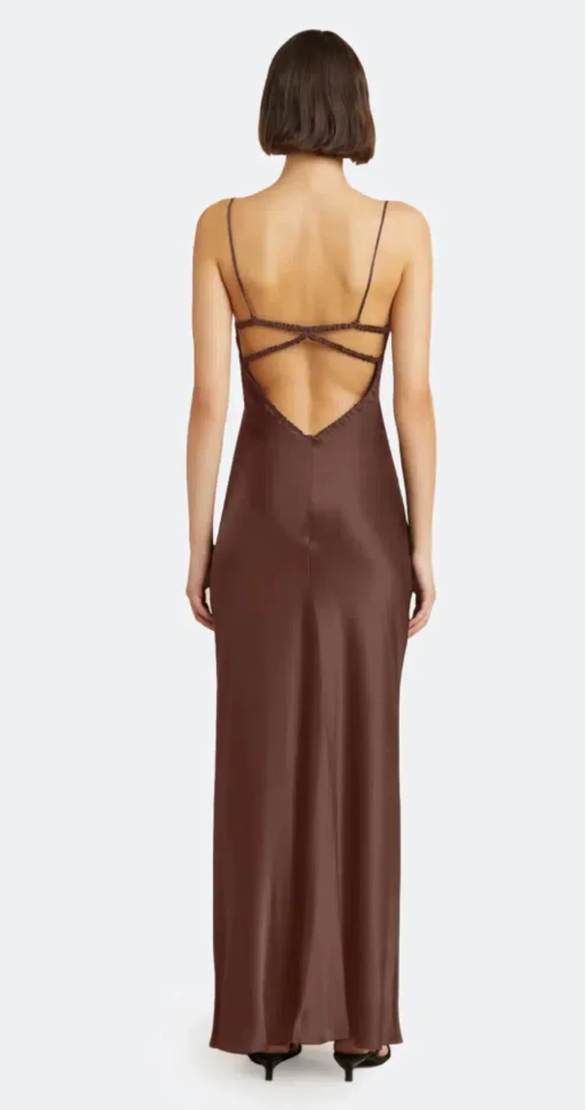 Bec & Bridge Amber Maxi Dress Brown Size 6 - Image 4