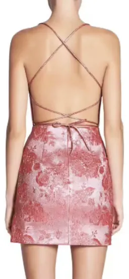 Manning Cartell Kyoto Calling Mini Dress Pink Metallic Size 8 for rent on The Volte - image 5