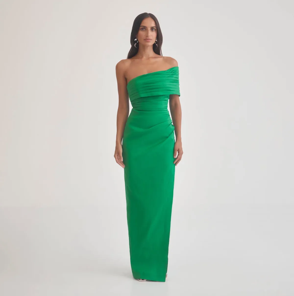 Sheike Giselle Gown Jade Green Size 10 - Image 2