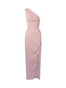Sofia The Label May Draped One Shoulder Gown In Baby Pink Size 10 for rent on The Volte - image 6